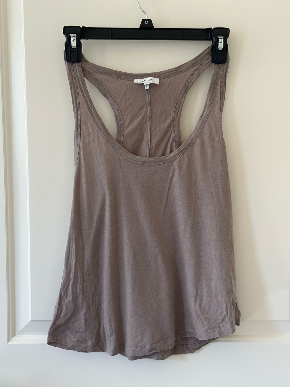 Reiss Women's Taupe Racerback Tank Top